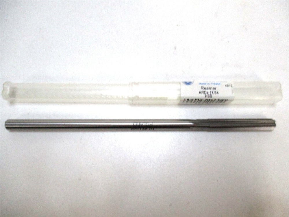 TMX (5-015-050) 17/64 x .2485 x 6 6-Flute 45° Chamfer RH HSS Chucking Reamer