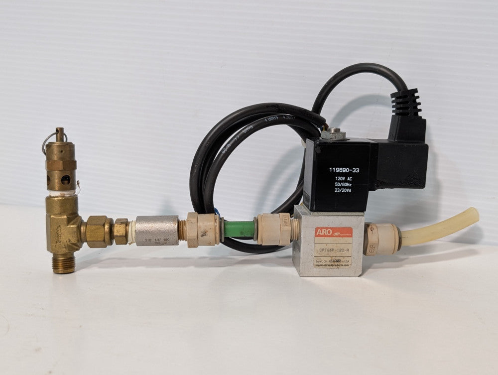 Ingersoll Rand 66P-120-A ARO Solenoid Control Valve, 119690-33, 120VAC Assembly