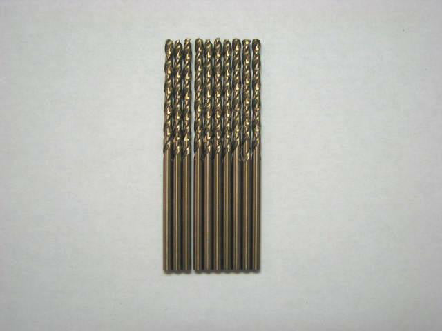 Viking 2.35mm x 32mm x 57mm Gold Finish Gyroidal Torsion Deep-Hole Jobber Drill