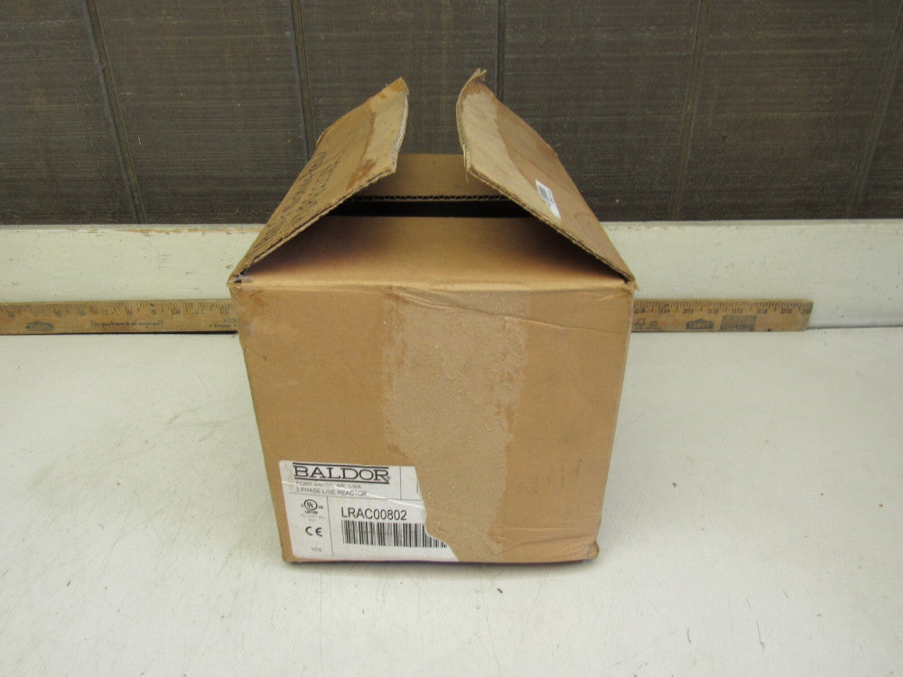 BALDOR 3PH LINE REACTOR LRAC00802 600V 50/60HZ 3.0MH ,NEW IN BOX! MAKE OFFER!