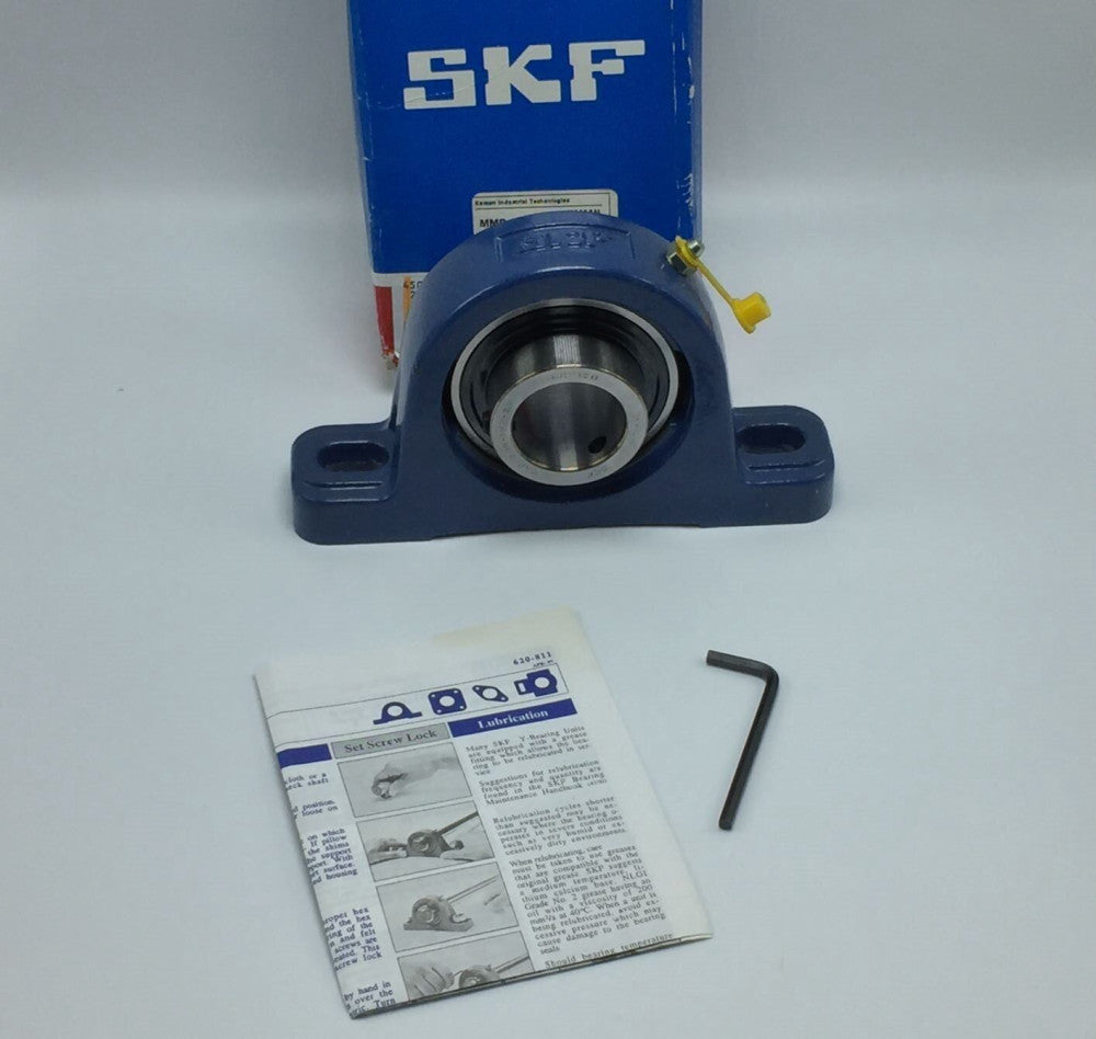 NEW SKF SYM-1-7/16-TF PILLOW BLOCK BEARING 1-7/16 BORE