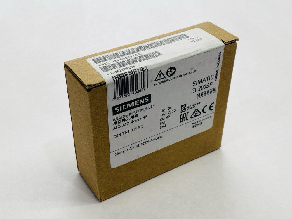 Siemens 6ES7134-6HB00-0CA1 SIMATIC ET 200SP Analog Input Module