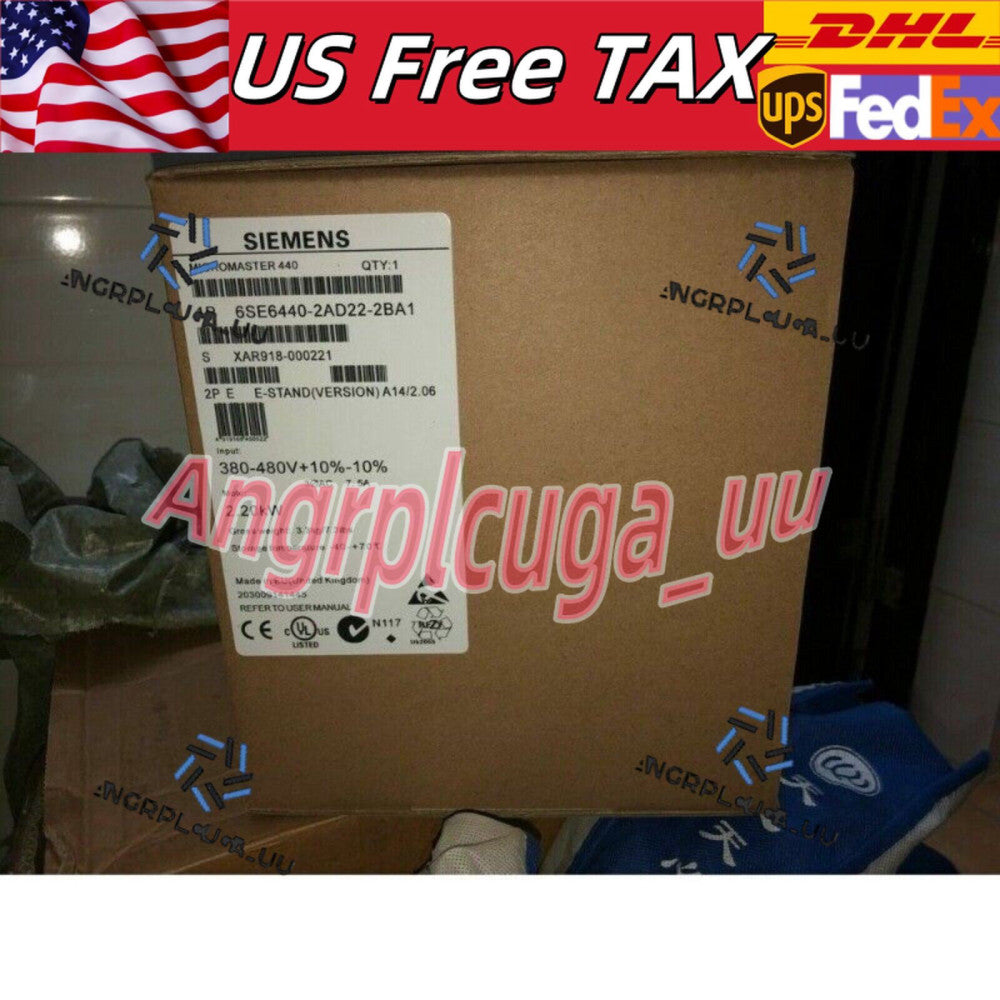 New Siemens 6SE6440-2AD22-2BA1 6SE64402AD222BA1 MICROMASTER440 without filter