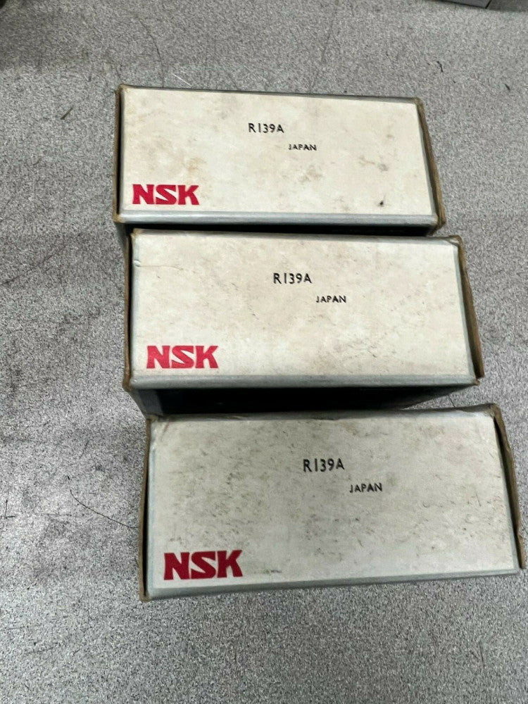LOT OF 3 NEW IN BOX NSK REAR WHEEL BEARING WITH SLEEVE R139A