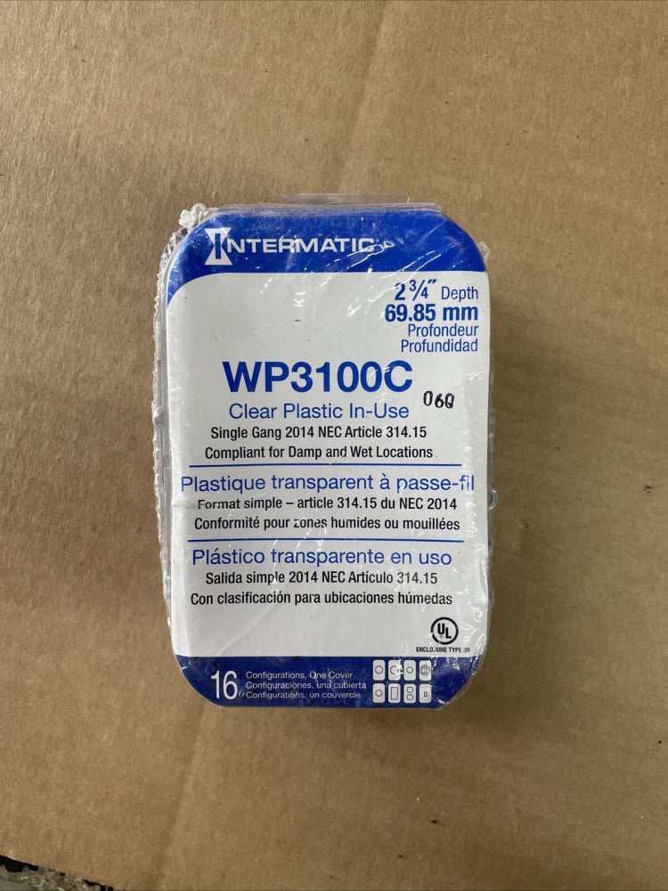 INTERMATIC FLEXI-GUARD WP3100C 2 3/4" IN-USE WEATHERPROOF RECEPTACLE COVER *NEW*