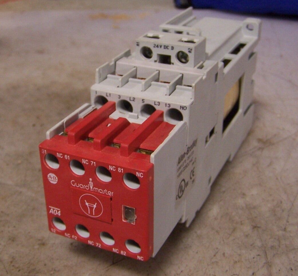 ALLEN BRADLEY 100S-C23DJ14C GUARDMASTER CONTACTOR 24 VDC COIL 600 VAC 15 HP