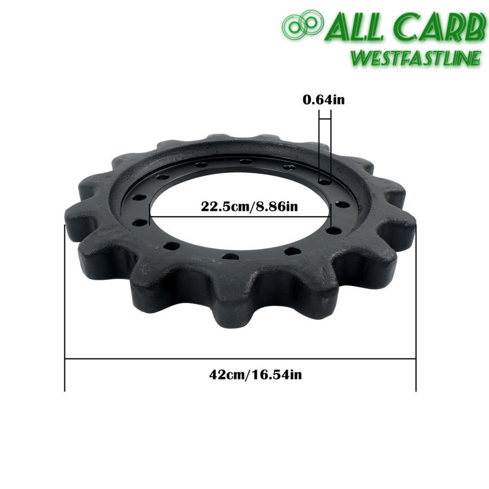 15 Teeth 12 Holes 304-1870 Drive Sprocket for Caterpillar 239D 249D 259D 259D3