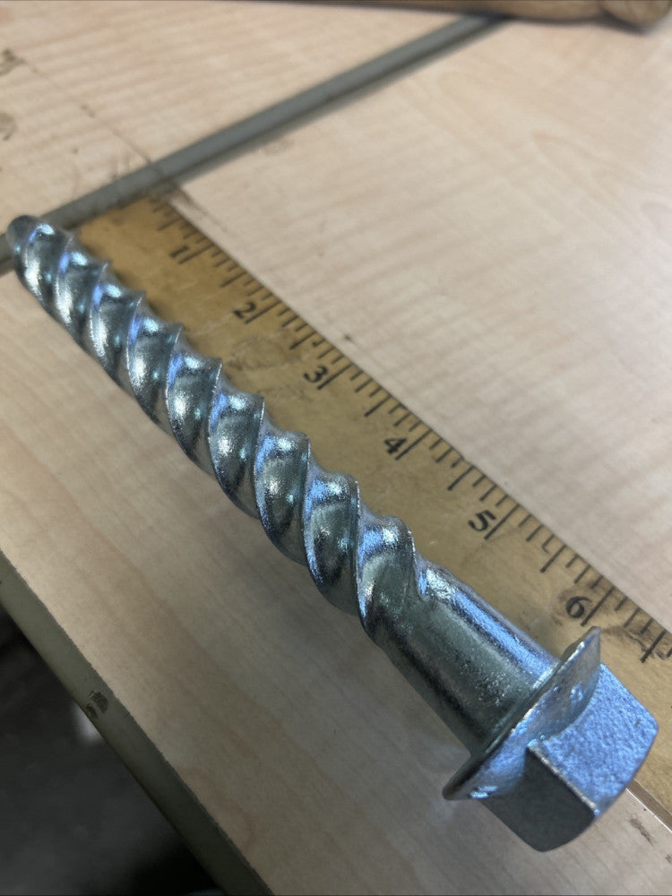 (10) 3/4" X 6" DeWalt Screw-Bolt Concrete Anchor Hex Washer Head Galvanized