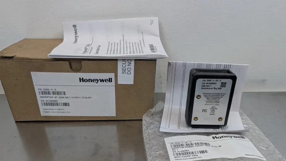 Honeywell 3320G-2-N Barcode Scanner 3320G-2-INT-N VUQUEST3320 Rev F 5VDC 450mA