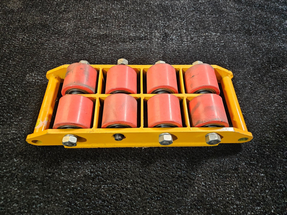 CRA TANK MACHINERY MOVER 12 TON SKID SKATE TANK ROLLER, YELLOW
