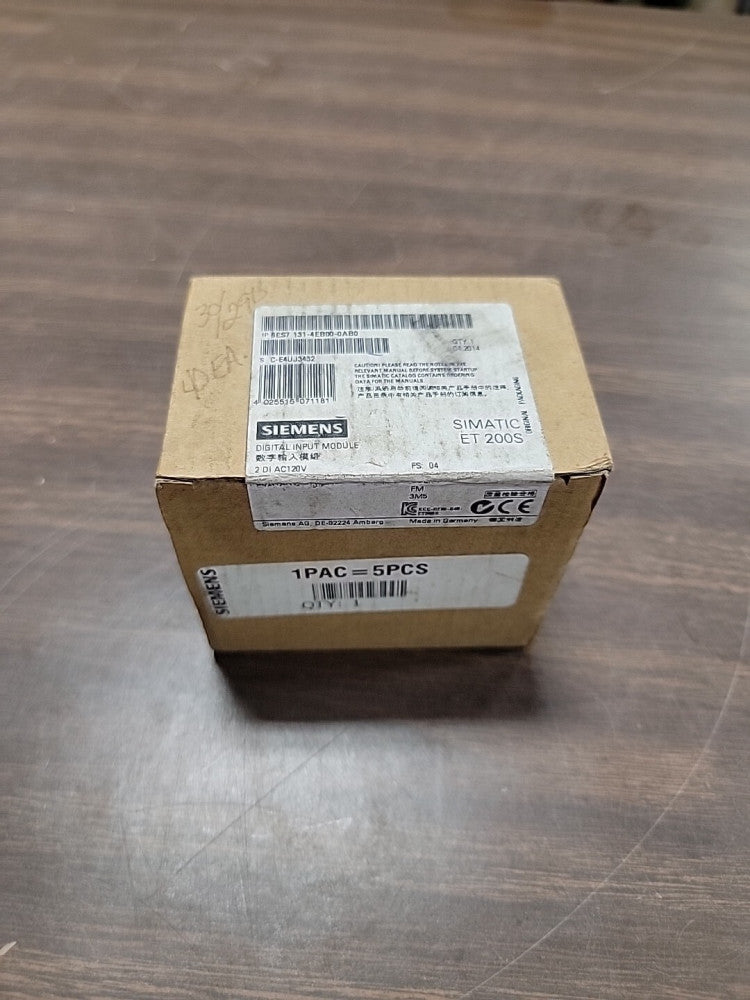 LOT OF 5 SIEMENS DIGITAL INPUT MODULE 6ES7 131-4EB00-0AB0 *FACTORY SEALED*