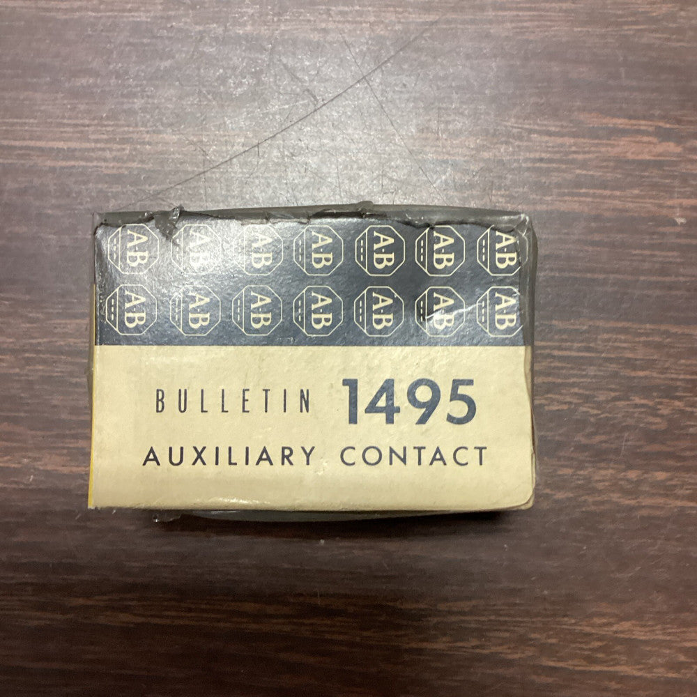 1 NIB ALLEN BRADLEY 1495-G1 1495G1 AUX CONTACT SIZE 1 & 2 SERIES L