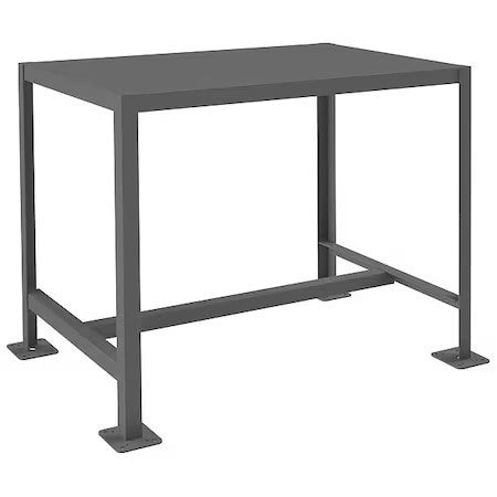 Durham Mfg Mt243630-2K195 Fixed Work Table,Steel,36" W,24" D