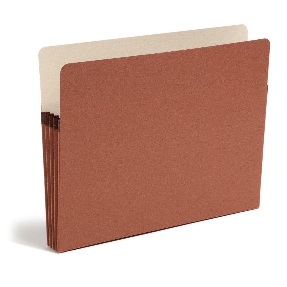 Smead Workhorse 3 1/2" Expanding File Pockets, 9 1/2"x11 3/4", Redrope, 25-Pack