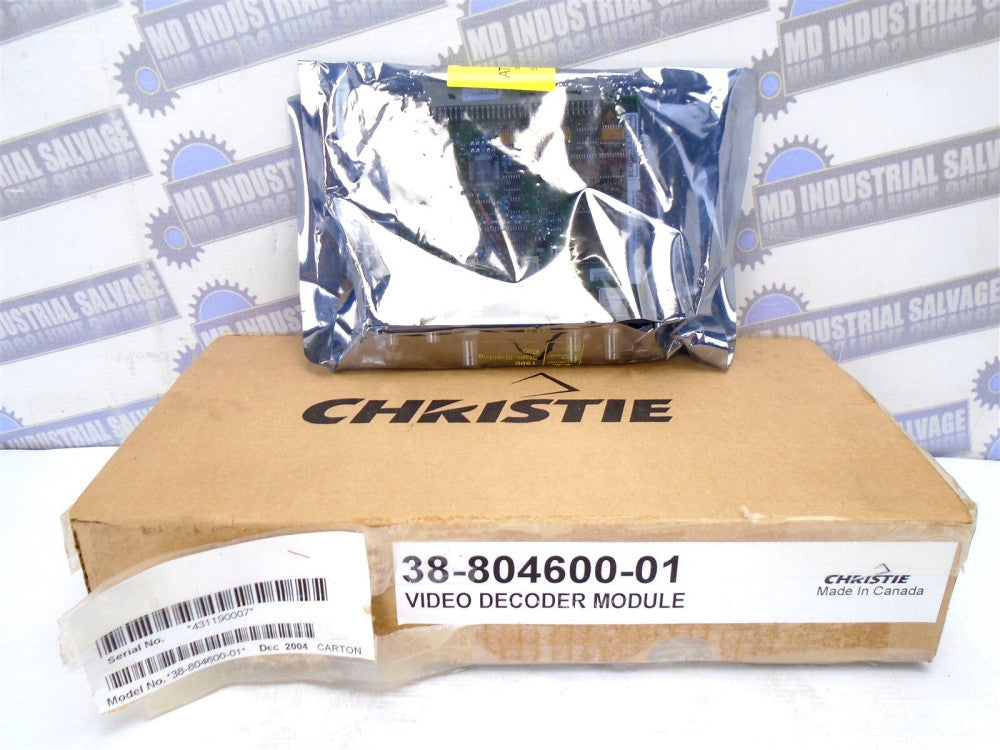 CHRISTIE - 38-804600-01 - Video Decoder Module Card - 50-000639-02P ISS:1 -(NEW)