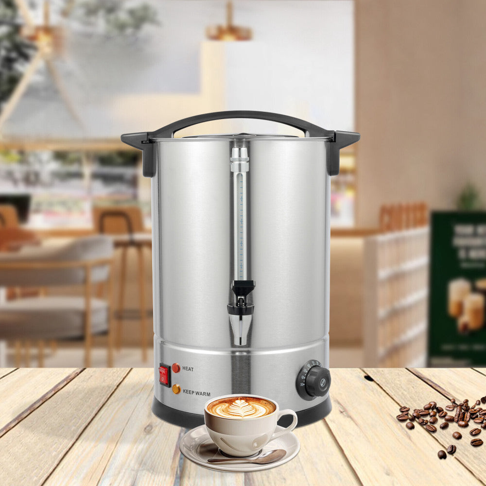 9.2L Insulated Beverage Heater, Desktop Stainless Steel Heating Bucket 30-110 °C