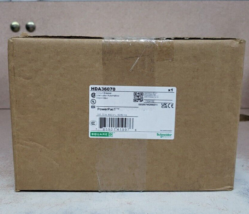 NEW Square D HDA36070 3p 600v 70a 18k I-Line Circuit Breaker NEW IN BOX