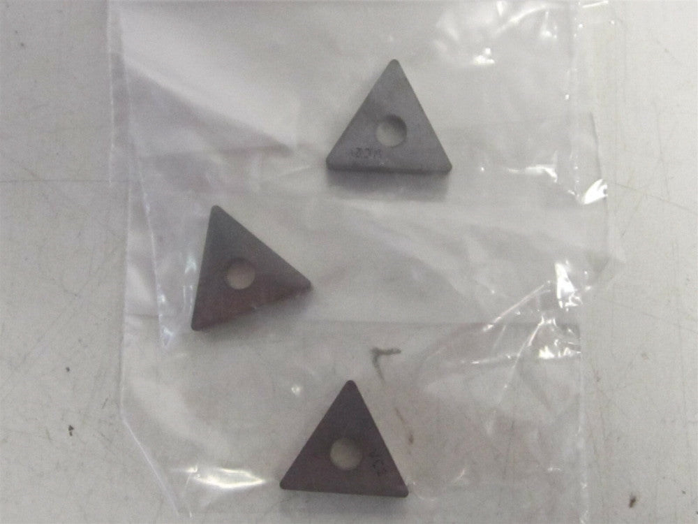 Lot of 3 TNMA 432 VC2 Carbide Indexable Inserts New