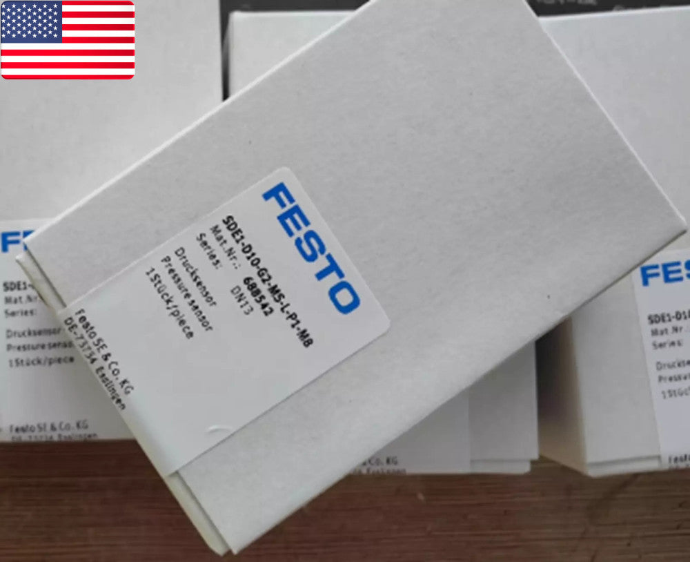 New FESTO SDE1-D10-G2-MS-L-P1-M8 688542 Solenoid Control Valve US Stock