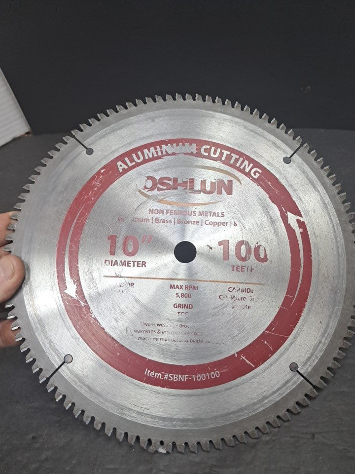 ❤️ Oshlun SBNF-100100 10-Inch 100 Tooth TCG Saw Blade with 5/8-Inch Arbor