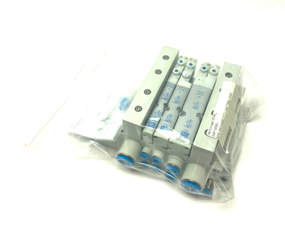 Festo 34P-MS6-SFEJBGABBCCD-UAETSBU-3K Configured Valve Manifold 569926