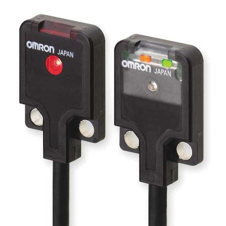 Omron E3t-Ft14 Photoelectric Sensor,Rectangle,Thru-Beam