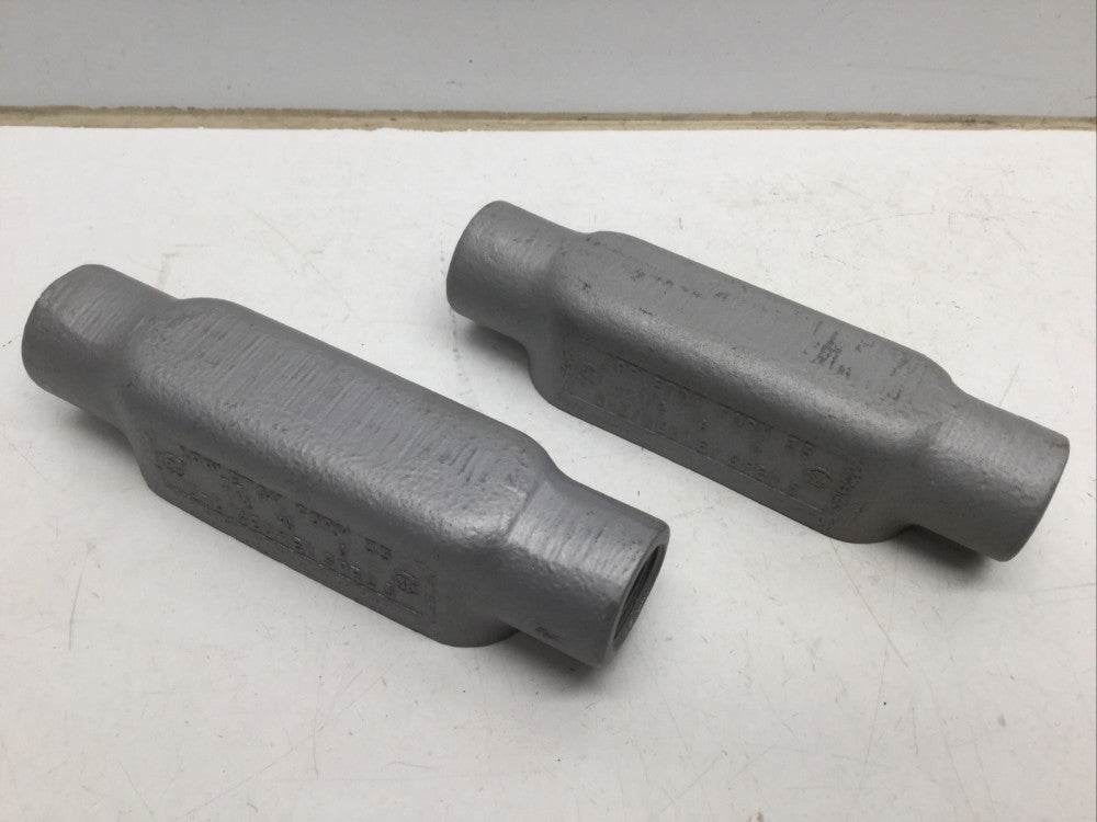 Appleton Electric Unilet 1/2" 16 C Form 35 Conduit Box, 4.5 cu in (LOT of 2)