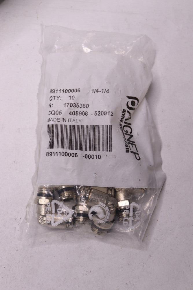 (10-Pk) Aignep Swivel Male Elbows 8911100006