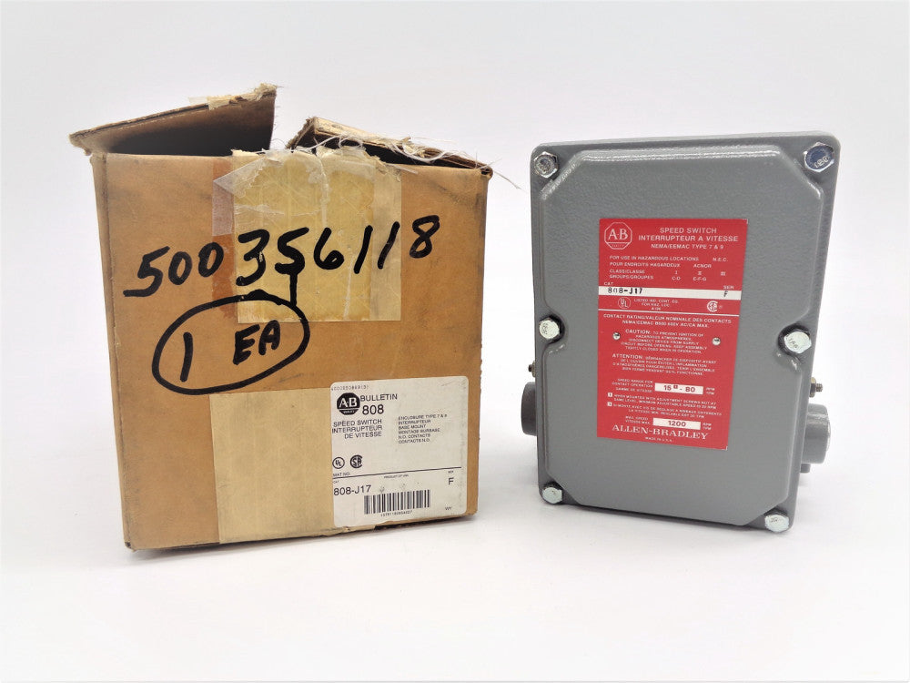 ALLEN BRADLEY 808-J17 SER. F (BR/WH) NSMP