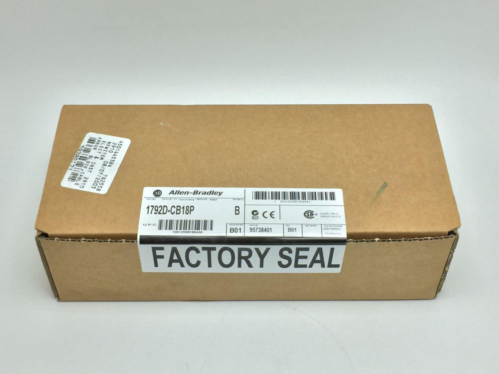 ALLEN BRADLEY 1792D-CB18P SEALED ALLEN BRADLEY MAXUM ROUND MEDIA BASE, SER B