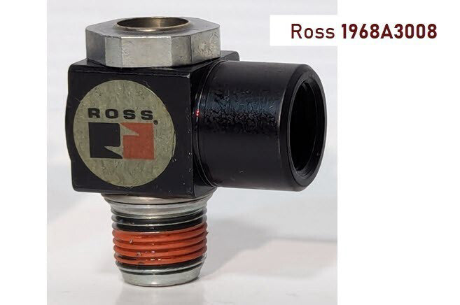 Ross 1968A3008 Flow Control Valve, 3/8" Inlet Outlet Ports, Inline, Series 19