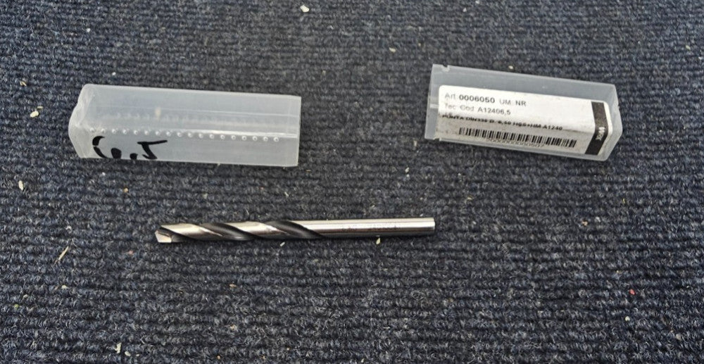 WRK A12406.5: 6.5mm Dia. HSS And Carbide Drill Bit DIN338 HSS+HM