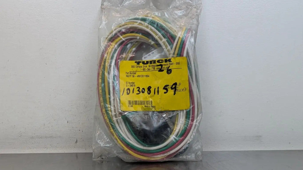 Turck RKFP 56-4M/CS11894 Single-Ended Receptacle U-34619 7/8" Female minifast