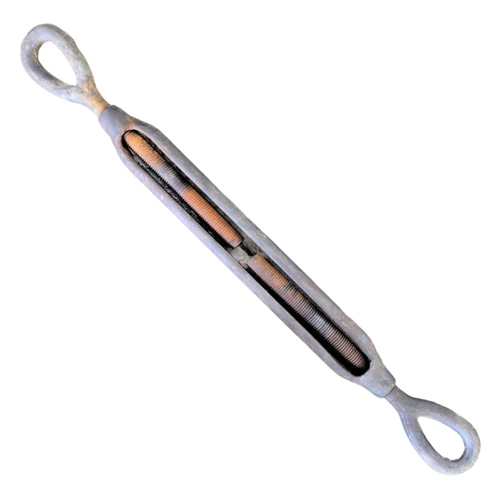 TURNBUCKLE EYE TO EYE THREAD LENGTH 10" THREAD SIZE 1"-8 32-1/2" X 51" STEEL