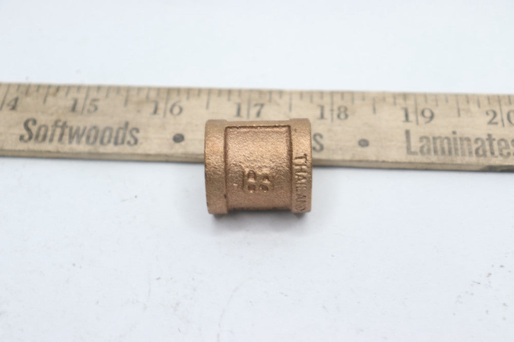 Threaded Lead Free Coupling Brass 3/8"
