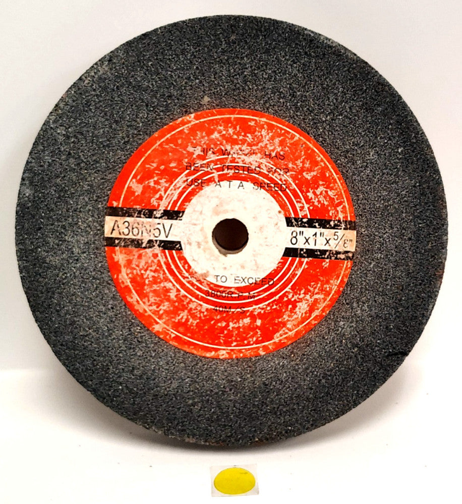 BENCH GRINDING WHEEL 8" 3800 RPM MAX 40M/S 1" THICK SILICON CARBIDE
