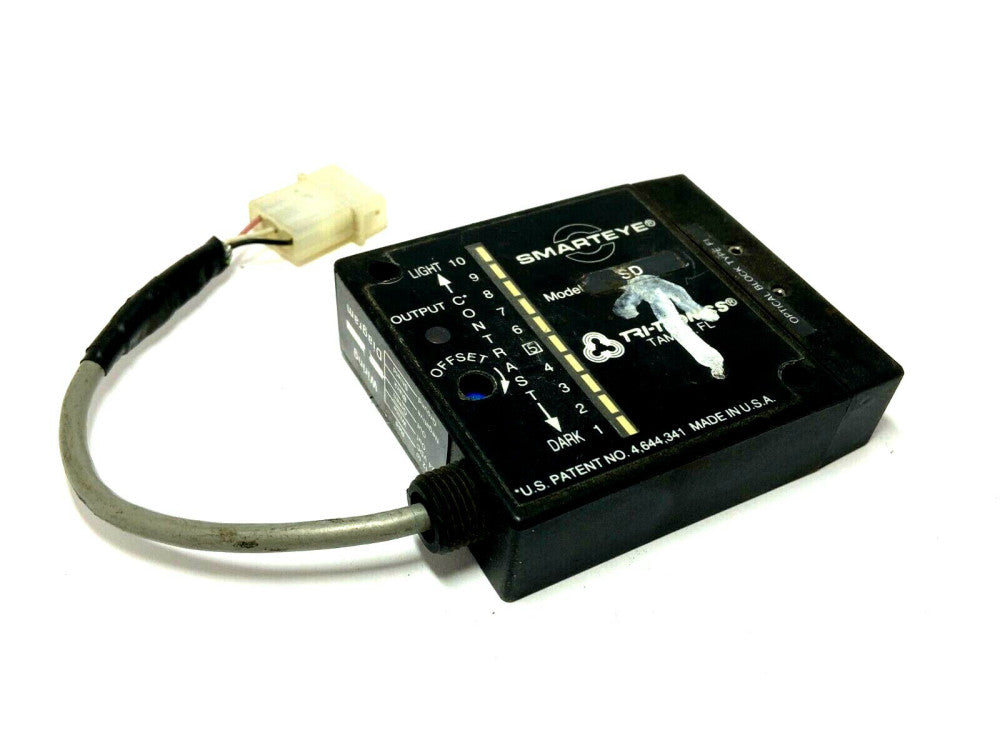 Tri-Tronics SDF1 Smarteye Glass Fiberoptic Amplifier, Infrared LED, NPN