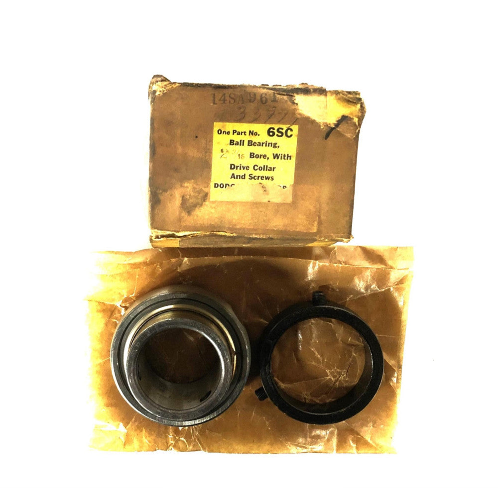 Dodge Mishawaka Ball Bearing With Collar 6SC 2-3/16 (14SA961) NOS