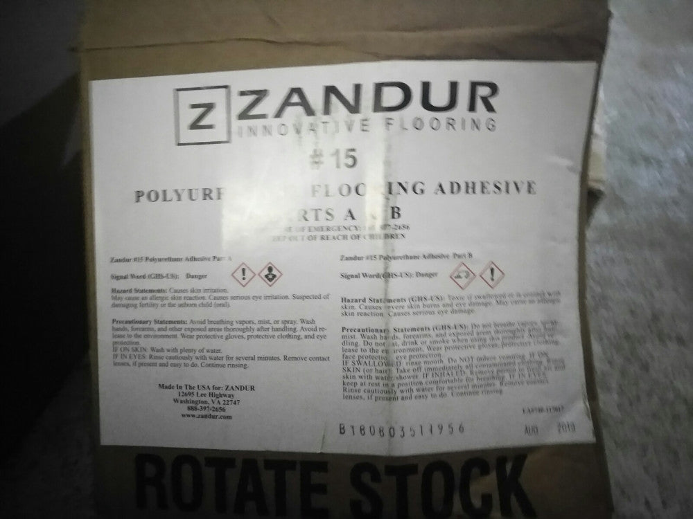 ZANDUR #15 POLYURETHANE FLOORING ADHESIVE PART A&B