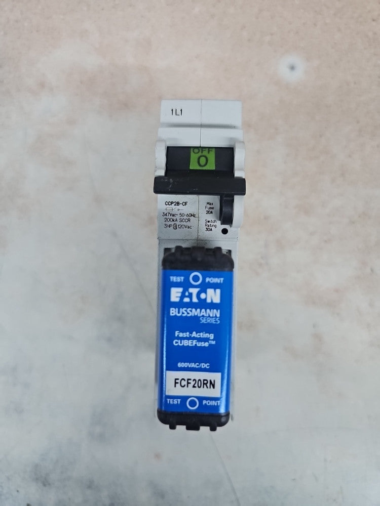 1) New Take Out Eaton Bussmann Series CCP2B-1-20CF 600V 20A