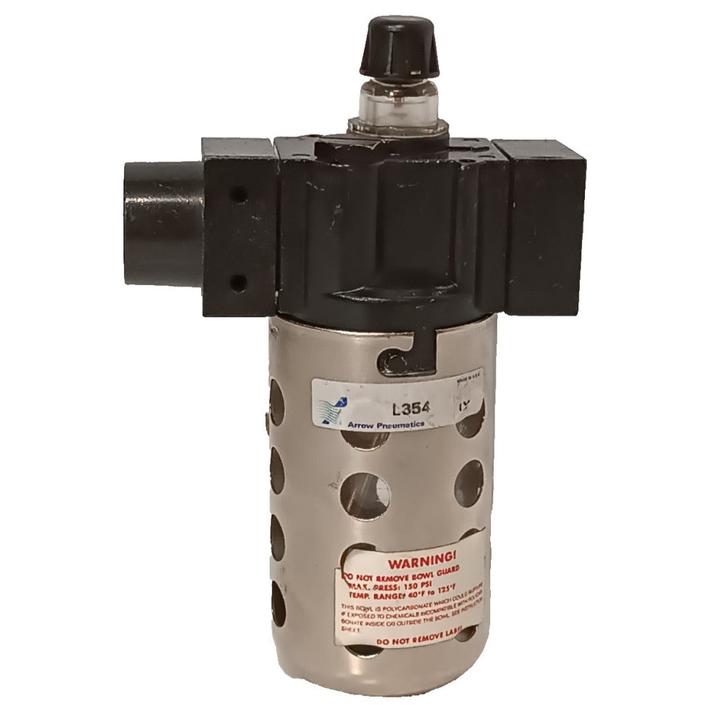 Arrow Pneumatics L354 Arrowfog Air Line Lubricator, 150PSI Max., 40°F-125°F