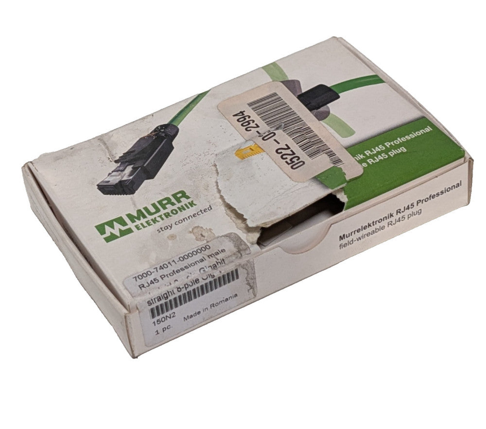 Murr Elektronik RJ45 Male Field-Wireable Plug Connector, 7000-74011-0000000