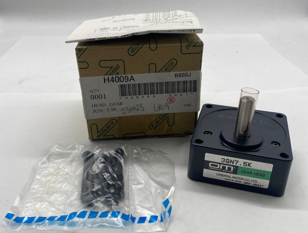 Oriental Motor 3GN-7.5K Gear Head, Ratio 7.5:1