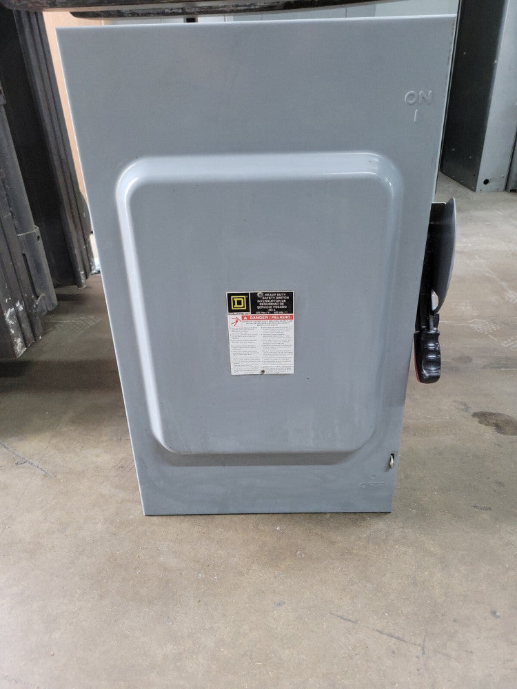 SQUARE D HU364 200 AMP NON-FUSIBLE HEAVY DUTY SAFETY SWITCH 600 VAC/600 VDC