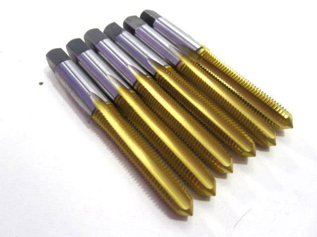 Lot Of 6 HSS TiN Coated RH M7 x 1.00 mm D5 4F Taps