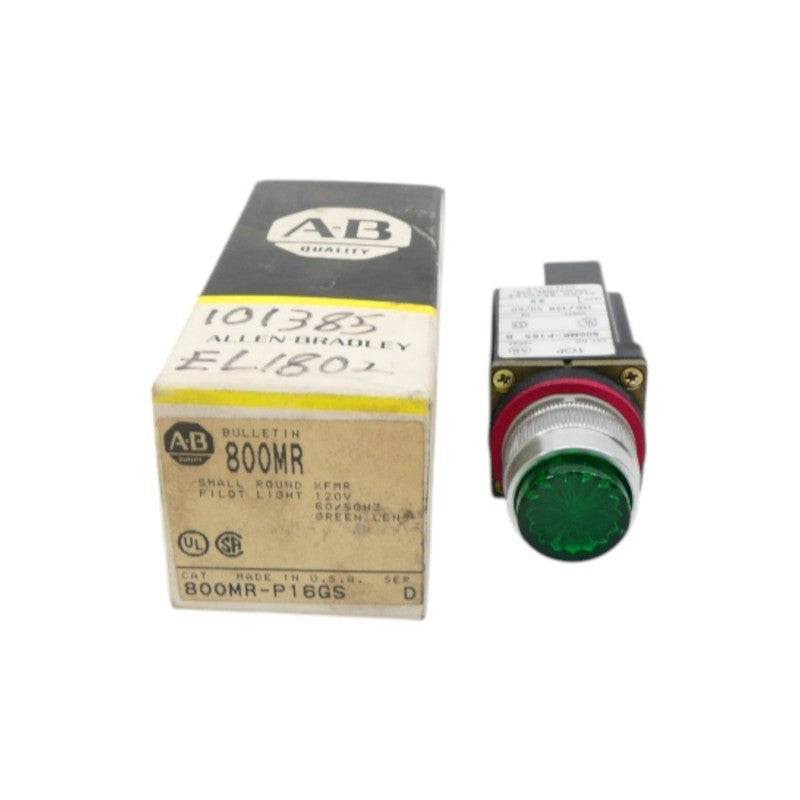 ALLEN BRADLEY 800MR-P16GS SER. D 120V (BK/YL) NSMP