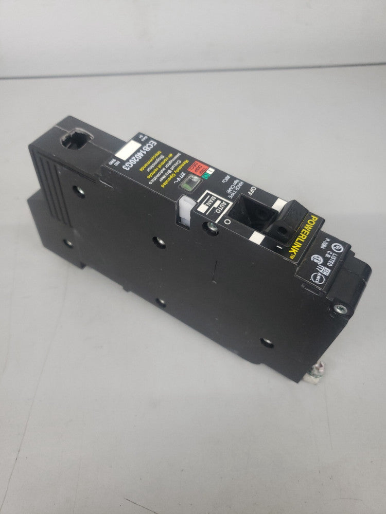 New Take Out! Square D ECB14020G3 20 Amp 277V 1 Pole Bolt On