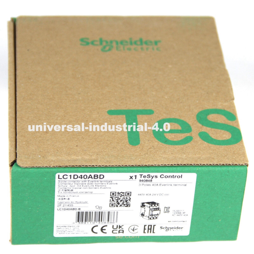 1PC NEW SCHNEIDER LC1D40ABD PLC Contactor