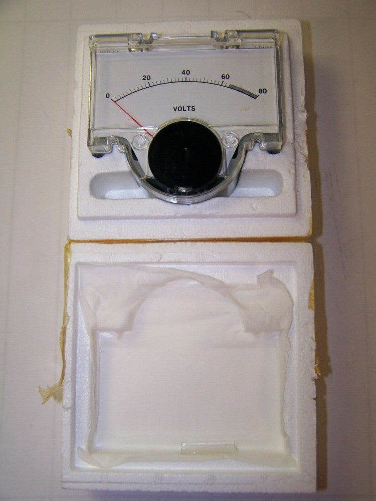 NEW HEWLETT PACKARD ANALOG PANEL METER 0 - 80 VOLTS 1120-1351