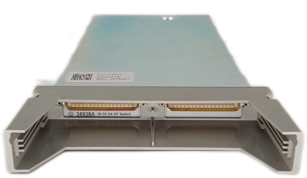 Keysight 34938A 20-Channel 5A Form A Switch Module Tested